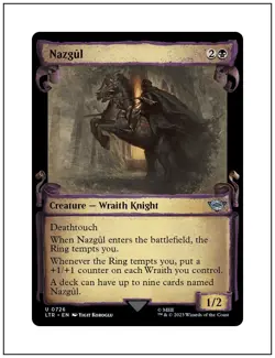 1x Nazgul, Showcase Scroll 0726, LOTR, Magic MTG NM - Image 1