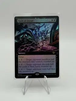 MAGIC OUTLAWS OF THUNDER JUNCTION | RUSH OF DREAD | EXTENDED ART FOIL | - Image 1