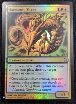 Harmonic Sliver The List Reprints Foil Creature Uncommon MTG NM - Image 1