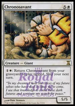 Chronosavant 1x FOIL TSP MTG Time Spiral Rare MINT white - Image 1