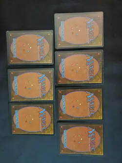 7x Basic Land #345 SAME ART Plains Ice Age Mixed Condition Magic The Gathering - Image 5