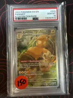 2023 POKEMON SVI EN PAWMOT #209 PSA 10 GEM MT - Image 1