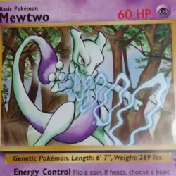Pokemon TCG Mewtwo Wotc Promo 12/53 Basic Promo Regular 60 HP English - Image 2