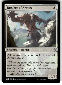 Breaker of Armies Battle for Zendikar Regular MTG - Image 1