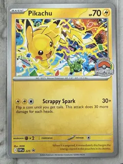 Pokemon Pikachu 225 SVP EN World Championships 2023 Basic Card English - Image 2