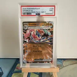 Pokemon TCG - Greninja ex 106/167 Play Stamped Prize Pack Series 7 Holo PSA 9 - Image 1