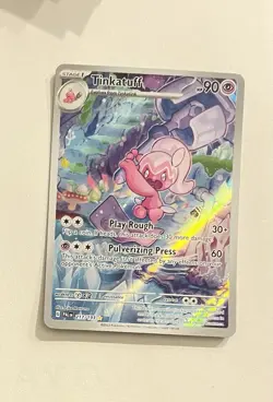 Pokemon Tinkatuff Illustration Rare 217/193 Paldea Evolved Holo English 90HP - Image 1