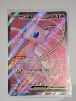 Pokemon TCG Mew EX 193/165 Ultra Rare Scarlet & Violet 151 Mint NM Condition - Image 1