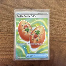 Buddy-Buddy Poffin 167/132 Ultra Rare Pokemon TCG Mega Evolution Full Art NM - Image 1