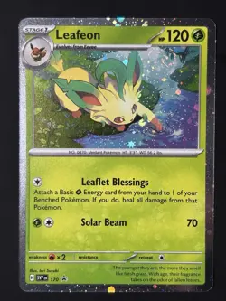 SWIRL Leafeon - Cosmos Holo 🌀 NM - SV: Scarlet & Violet Promo Pokemon #170 - Image 1