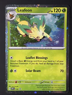 SWIRL Leafeon - Cosmos Holo 🌀 NM - SV: Scarlet & Violet Promo Pokemon #170 - Image 2
