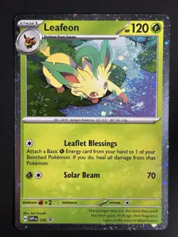 SWIRL Leafeon - Cosmos Holo 🌀 NM - SV: Scarlet & Violet Promo Pokemon #170 - Image 5