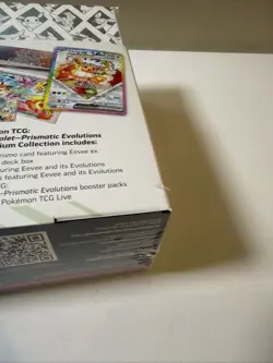 Pokemon Prismatic Evolutions SPC Super Premium Collection Small Tear In Plastic - Image 4