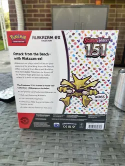 Pokemon TCG: Scarlet & Violet-151 Alakazam ex Collection Booster Box 820650855269 - Image 2