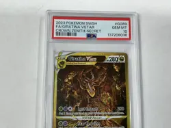 Pokemon 2023 Giratina VSTAR GG69/GG70 Full Art Secret Rare Crown Zenith PSA 10 - Image 4