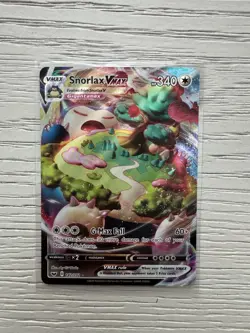 Pokemon Snorlax VMAX 142/202 Swsh01 Sword & Shield Ultra Rare Holo 340 HP - Image 1