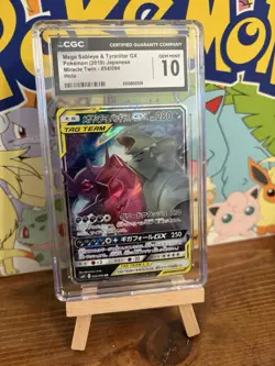 Pokemon TCG: CGC 10 GEM MINT Mega Sableye Tyranitar GX #054/094 Miracle Twins JP - Image 1