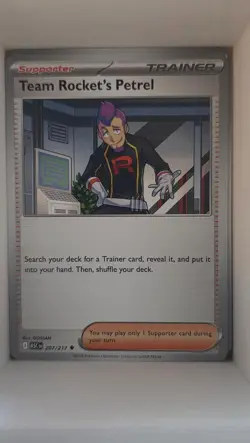 Team Rocket's Petrel 207/217 Uncommon ME: Ascended Heroes Pokemon Near Mint - Image 2