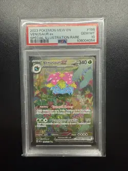 Pokemon Venusaur ex 198/165 Scarlet & Violet 151 Special Illustration Rare PSA … - Image 1