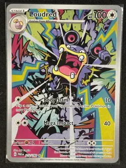 Pokemon - Loudred 212/182 - Paradox Rift Illustration Rare - NM - Image 1