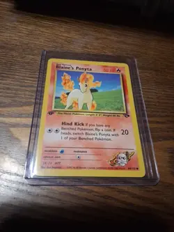 Blaine’s Ponyta - 1ST EDITION - Gym Challenge NM- 2000 Pokemon WOTC - 64/132 p9 - Image 1