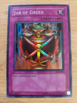 Jar of Greed - LON-047 - Lightly Played LP - Super Rare - Unlimited - Image 1