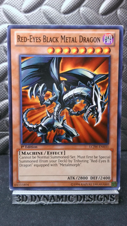| Yugioh Red-Eyes Black Metal Dragon LCJW-EN031 1st Edition Common HP 🔥 | - Image 1
