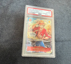 2023 One Piece Promo Store Championship Winner ENG #001 Monkey D. Luffy PSA 10 - Image 1