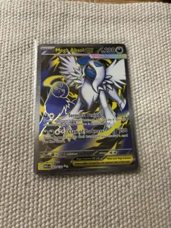 Mega Absol EX 161/132 Me01: Mega Evolution NM Full Art Pokemon TCG - Image 1