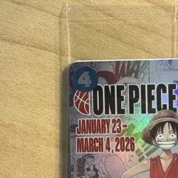 Monkey.D.Luffy One Piece US Voyage Rutgers Basketball Sealed Card and Poster - Image 5