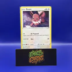 Pokemon TCG NM Eevee SWSH127 [SWIRL] Sword & Shield Promo Cards Holo 2021 - Image 1