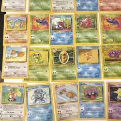 Pokemon TCG Base Set 52 Cards Wizards of the Coast 1999 Rattata Metapod Pidgey - Image 2