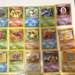 Pokemon TCG Base Set 52 Cards Wizards of the Coast 1999 Rattata Metapod Pidgey - Image 3