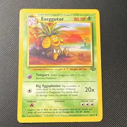 Pokemon Exeggutor Jungle Uncommon English 35/64 1999 Card - Image 1