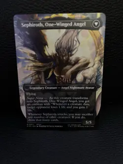 Magic the Gathering Final Fantasy Sephiroth Fabled Soldier Borderless Card - Image 3