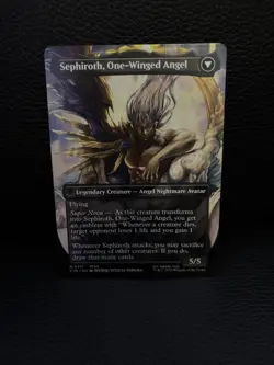 Magic the Gathering Final Fantasy Sephiroth Fabled Soldier Borderless Card - Image 4