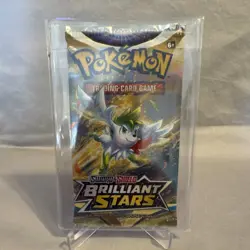 Pokemon Sword & Shield Brilliant Stars Booster Pack Sealed 10 Cards English - Image 1