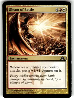 Gleam of Battle Dragon's Maze Regular MTG LP - Image 1