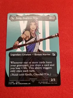 Fang, Fearless l'Cie (Borderless) Final Fantasy Regular FIN 381 Meld Ragnarok - Image 1