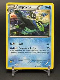Empoleon 35/113 Pokemon Legendary Treasures Black & White Regular Rare Card HP - Image 1