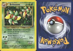 BELLOSSOM 3/111 HOLO RARE NEO GENESIS POKEMON UNLIMITED HOLO MP - Image 1