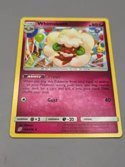 Pokemon Whimsicott Sm Unified Minds 144/236 Regular TCG 2019 Free Shipping - Image 1