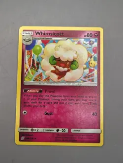 Pokemon Whimsicott Sm Unified Minds 144/236 Regular TCG 2019 Free Shipping - Image 2