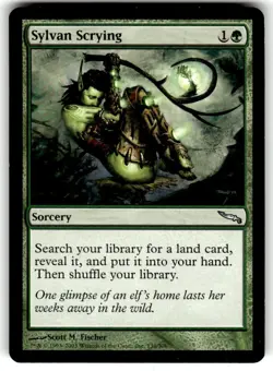 Sylvan Scrying Mirrodin Regular MTG - Image 1