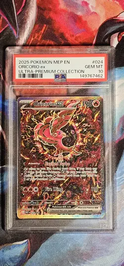 2025 POKEMON MEP PROMO ULTRA-PREMIUM COLLECTION #024 ORICORIO EX PSA 10 - Image 1