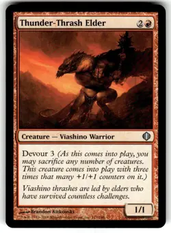 Thunder-Thrash Elder Shards of Alara Regular MTG - Image 1