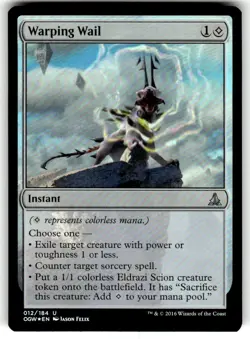 FOIL MTG NMWarping Wail Oath of the Gatewatch Foil - Image 1