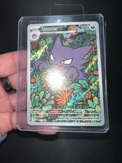 Pokemon Haunter Me: Mega Evolution Promo Full Art Holo 027 Illustration Rare NM+ - Image 1