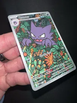 Pokemon Haunter Me: Mega Evolution Promo Full Art Holo 027 Illustration Rare NM+ - Image 3