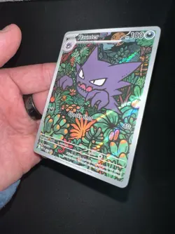 Pokemon Haunter Me: Mega Evolution Promo Full Art Holo 027 Illustration Rare NM+ - Image 4